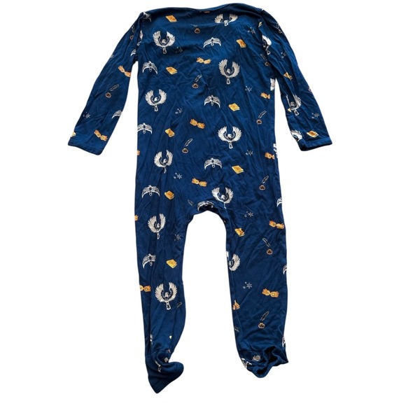 Harry Potter x Kyte Baby One Piece‎ Size 3T "Ravenclaw" Zippered Footie Pajamas - Picture 6 of 7